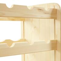 Product image for 'Wooden wine rack OPTIPLUS, model 1, untreated wood'