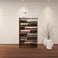 Product image for 'Wooden wine rack OPTIPLUS, model 1, brown stain'