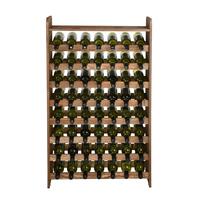 Product image for 'Wooden wine rack OPTIPLUS, model 2, brown stain'