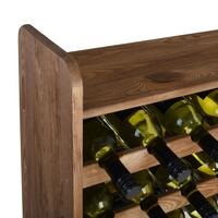 Product image for 'Wooden wine rack OPTIPLUS, model 2, brown stain'