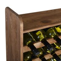Product image for 'Wooden wine rack OPTIPLUS, model 2, brown stain'