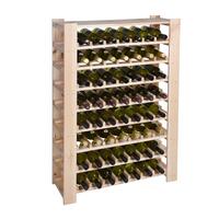 Product image for 'Wine rack FACILE, natural, medium, for 56 bottles'