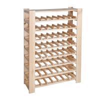 Product image for 'Wine rack FACILE, natural, medium, for 56 bottles'