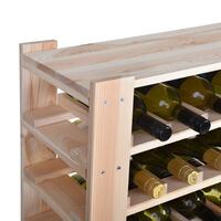 Product image for 'Wine rack FACILE, natural, medium, for 56 bottles'