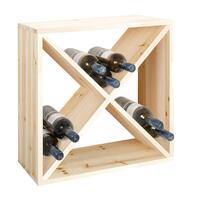 Product image for 'Wine rack 50 cm, module X-CUBE ,natural'