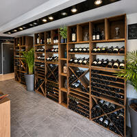 Product image for 'Wine rack system VINVARIO, 60 cm, brown stained'