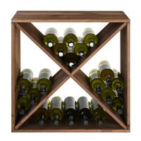 Product image for 'Wine rack 60 cm, module X-CUBE, brown'