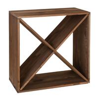 Product image for 'Wine rack 60 cm, module X-CUBE, brown'