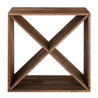 Product image for 'Wine rack 60 cm, module X-CUBE, brown'