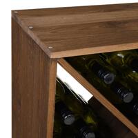 Product image for 'Wine rack 60 cm, module X-CUBE, brown'