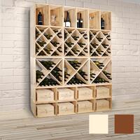 Product image for 'Wooden wine rack 60 cm, DIAMOND, natural'