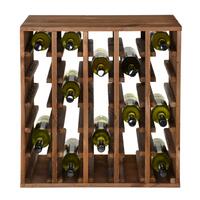 Product image for 'Wine rack 60 cm, module QUADRI, brown'