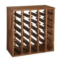 Product image for 'Wine rack 60 cm, module QUADRI, brown'