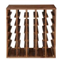 Product image for 'Wine rack 60 cm, module QUADRI, brown'