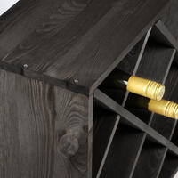 Product image for 'Wine rack system 52cm, dark brown stained'