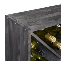 Product image for 'Wine rack 52 cm, module X-Cube brown stained'