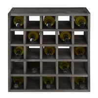 Product image for 'Wine rack 52 cm, module grid, brown stained'