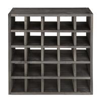 Product image for 'Wine rack 52 cm, module grid, brown stained'