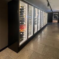 Product image for 'Wine cooling cabinet TECA VINO diagonal storage, black'