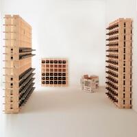 Product image for 'Wine rack system PRIMAVINO, natural wood'