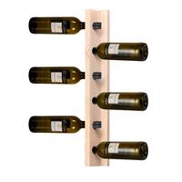 Product image for 'Wall wine rack PORTO natural wood'
