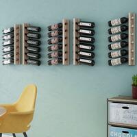 Product image for 'Wall wine rack PORTO natural wood'