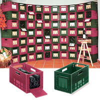 Product image for 'WINEBOX storage boxes, plastic, 6 piece sets'
