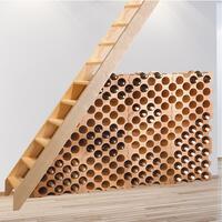 Product image for 'Wine rack TERRACOTTA, synthetic material'