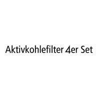 Product image for 'Activated carbon filter set of 4'