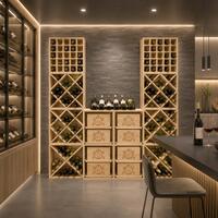 Product image for 'CUBE 52 wine rack system,untreated wood'
