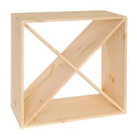 Product image for 'CUBE 52 wine rack system, untreated, module X'