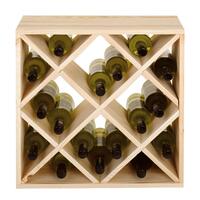 Product image for 'Cube 52 wine rack system, untreated, module diamond'