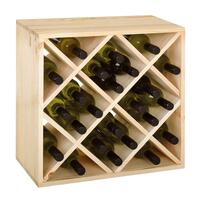 Product image for 'Cube 52 wine rack system, untreated, module diamond'