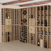 Product image for 'Wooden wine rack system PROVINALIA, module 8'