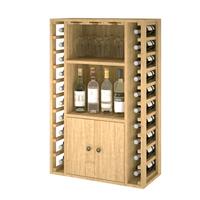 Product image for 'Wooden wine rack PROVINALIA, module 4, pinewood'