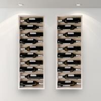 Product image for 'Wall wine rack VALENCIA, white'