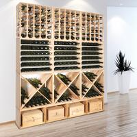 Product image for 'Wine rack LINEA made of pine wood'