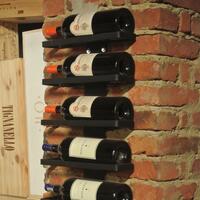 Product image for 'Wall Mounted Wine Rack TESSIN Made of Metal'
