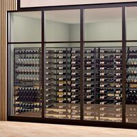 Product image for 'Wine rack system BLACK PURE, made of black metal'