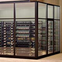 Product image for 'Wine rack system BLACK PURE, made of black metal'