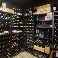 Product image for 'Wine rack system BLACK PURE, made of black metal'