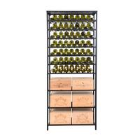 Product image for 'Wine rack BLACK PURE, Model 8'
