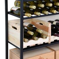 Product image for 'Wine rack BLACK PURE, Model 8'