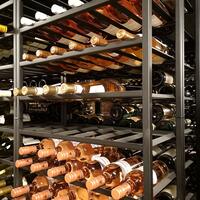 Product image for 'Metal wine rack BLACK PURE, Model 2'
