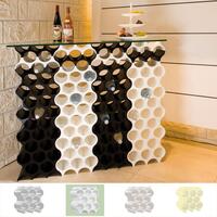 Product image for 'Wine rack system SET-UP, synthetic material in white'