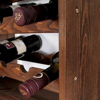 Product image for 'Wooden Wine rack system CUBE 50, tobacco, standard'