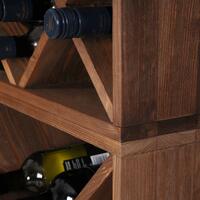 Product image for 'Wooden wine rack system CUBE 50 tobacco, 'X''