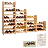 Product image for 'Wooden wine rack NORDIC, single unit'