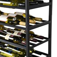 Product image for 'Metal Wine Rack BLACK PURE, Model 7'