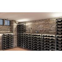 Product image for 'Metal Wine Rack BLACK PURE, Model 7'